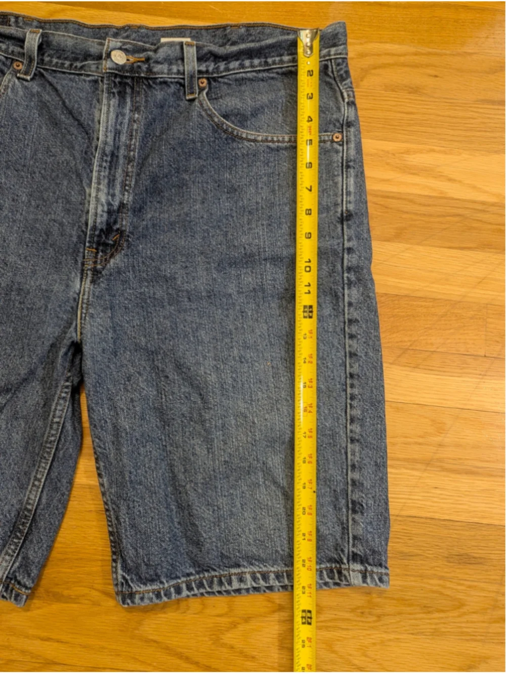 Levi's 505 Regular Fit Jean Shorts Jorts Waist 38